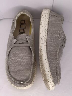 Hey Dude Wally Sox Serape Gray Textile Slip On Sneaker Men Loafers Size 8